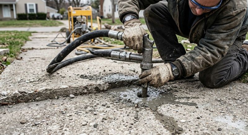 Sunken Sidewalk Repair in San Antonio, TX